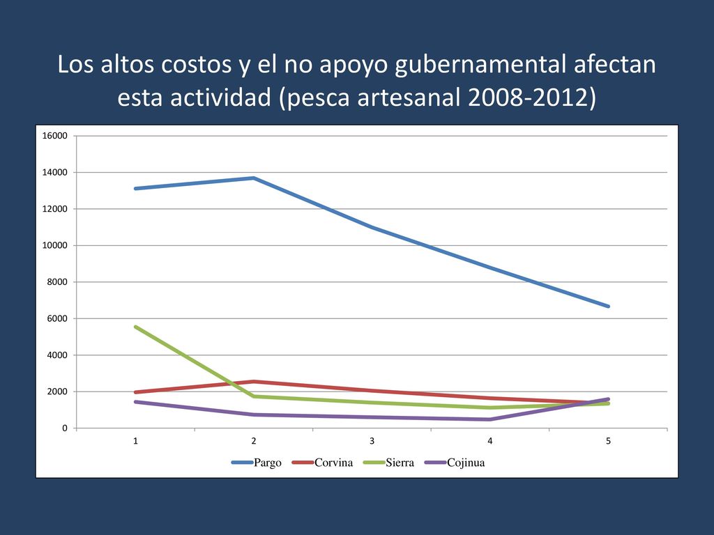 Los altos costos y el no apoyo gubernamental afectan esta actividad (pesca artesanal )