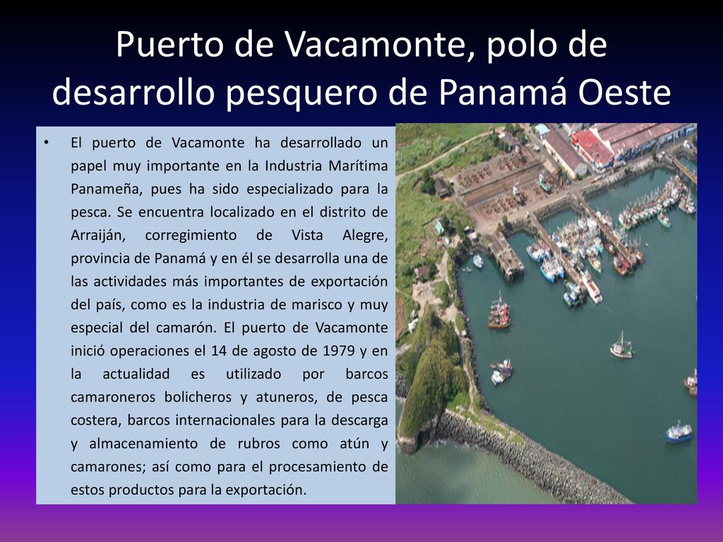 Puerto de Vacamonte, polo de desarrollo pesquero de Panamá Oeste