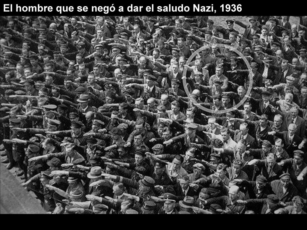 El hombre que se negó a dar el saludo Nazi, 1936
