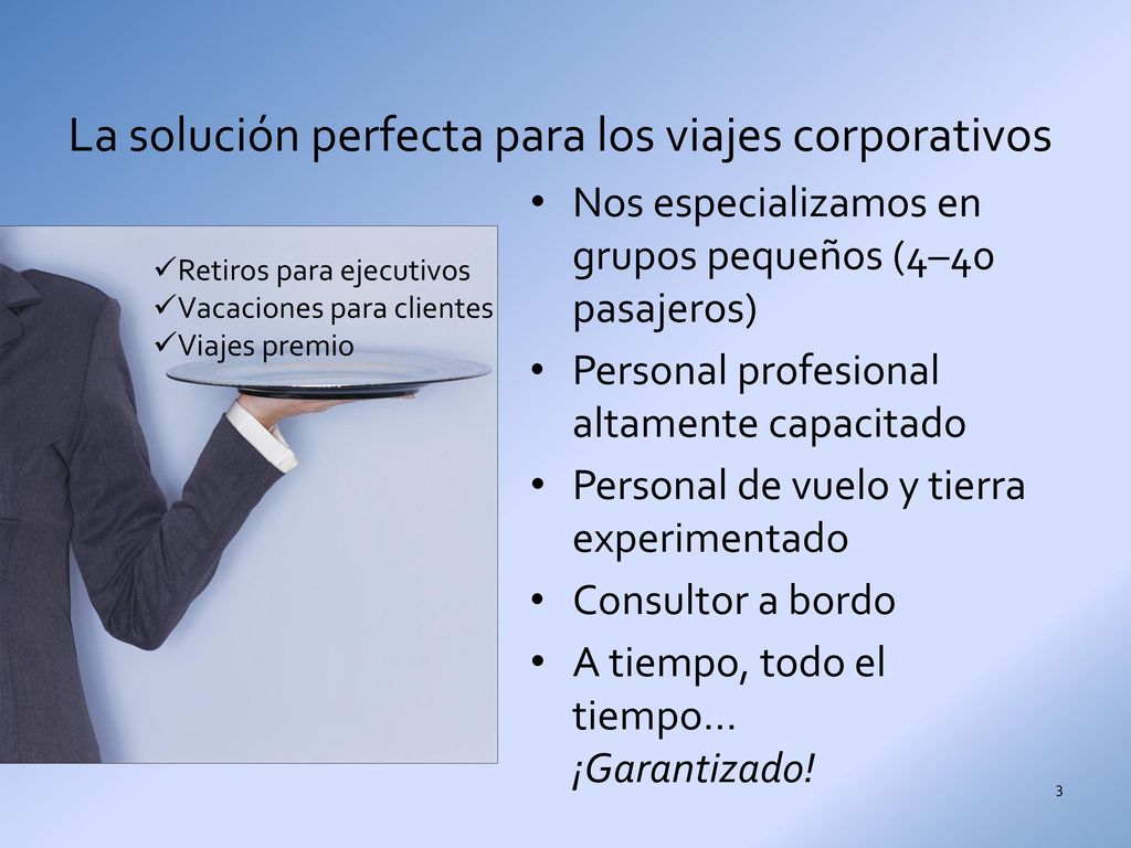 La solución perfecta para los viajes corporativos