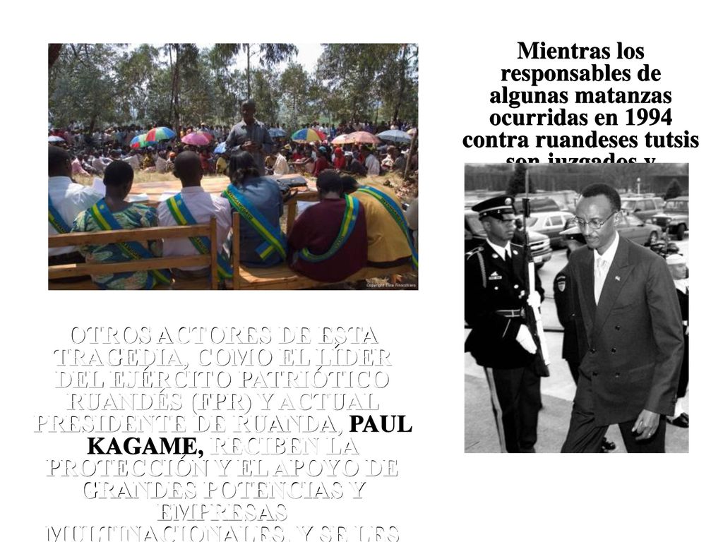 Mientras los responsables de algunas matanzas ocurridas en 1994 contra ruandeses tutsis son juzgados y sentenciados en tribunales especiales,