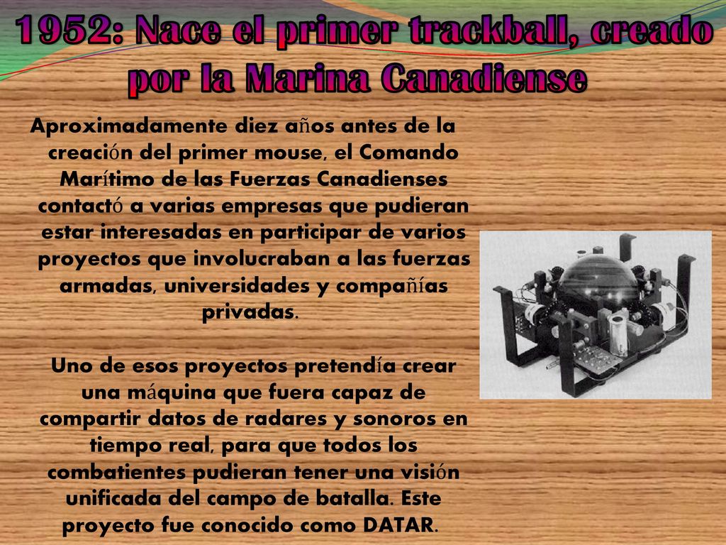 1952: Nace el primer trackball, creado por la Marina Canadiense