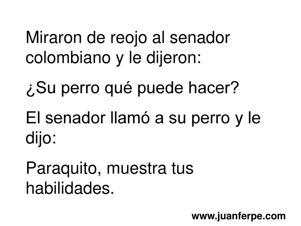 Miraron de reojo al senador colombiano y le dijeron: