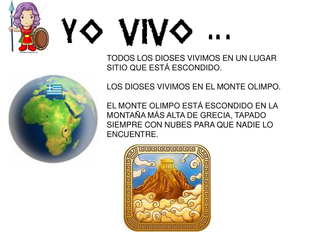 TODOS LOS DIOSES VIVIMOS EN UN LUGAR SITIO QUE ESTÁ ESCONDIDO.