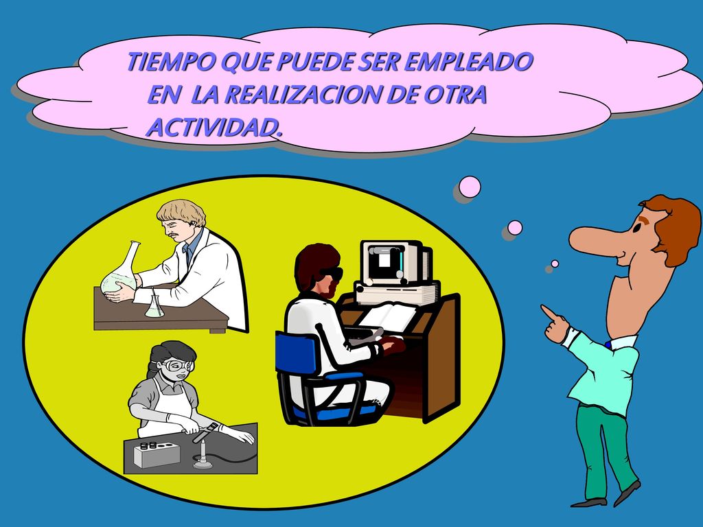TIEMPO QUE PUEDE SER EMPLEADO EN LA REALIZACION DE OTRA ACTIVIDAD.