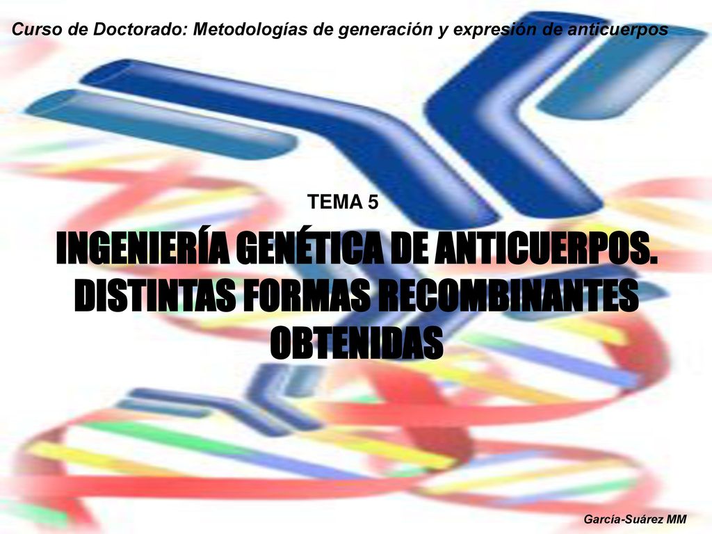 Curso de Doctorado: Metodologías de generación y expresión de anticuerpos