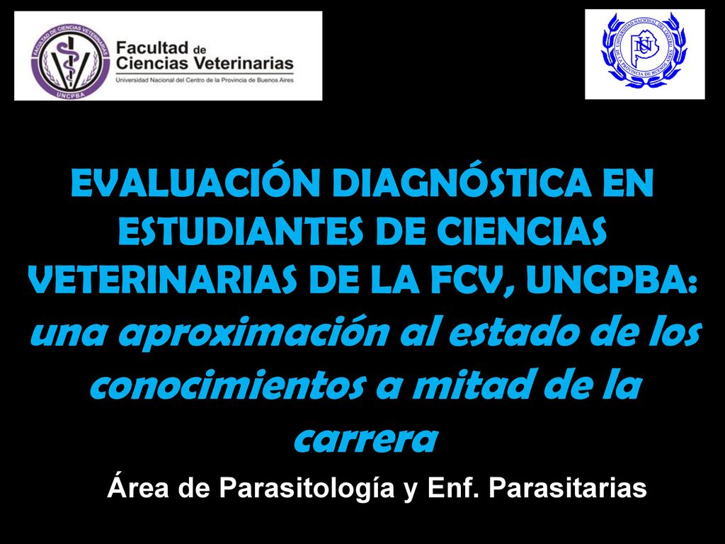 EVALUACIÓN DIAGNÓSTICA EN ESTUDIANTES DE CIENCIAS VETERINARIAS DE LA FCV, UNCPBA: una aproximación al estado de los conocimientos a mitad de la carrera