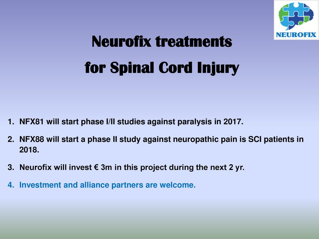 Neurofix treatments for Spinal Cord Injury