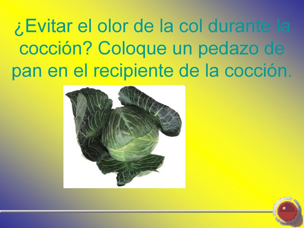 ¿Evitar el olor de la col durante la cocción