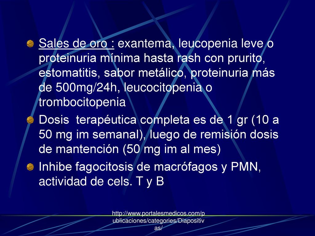 Inhibe fagocitosis de macrófagos y PMN, actividad de cels. T y B