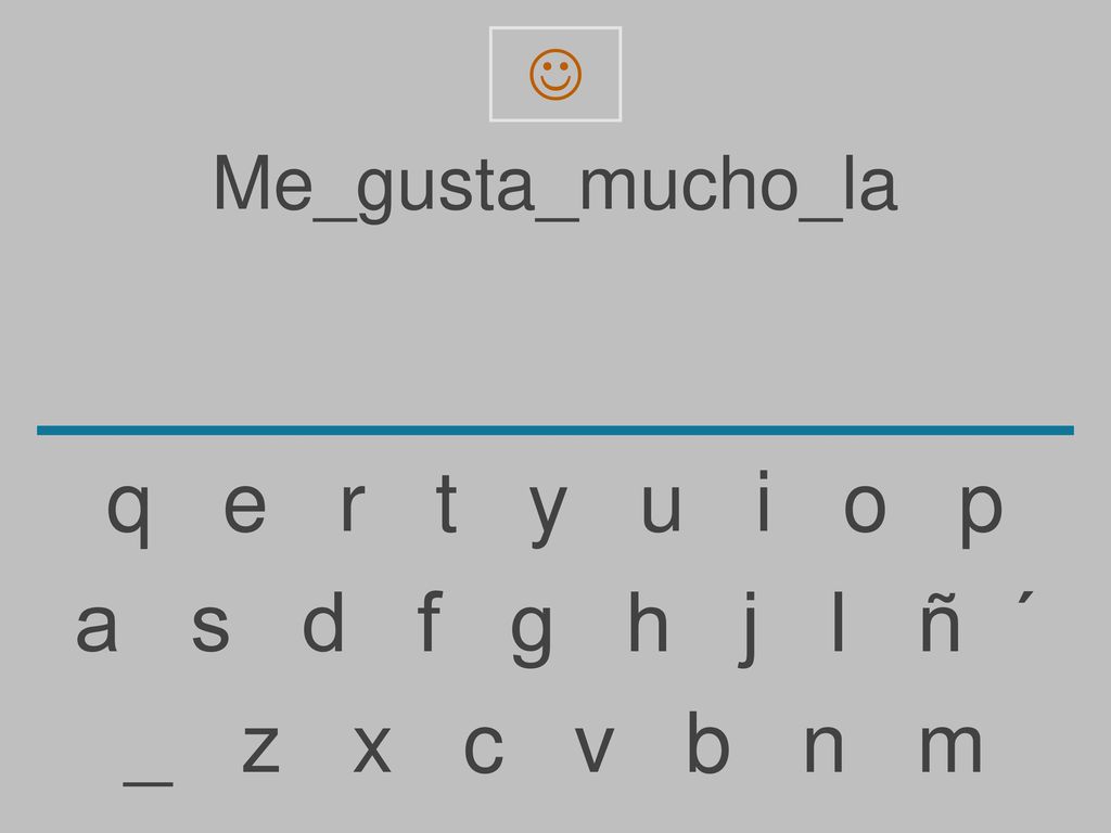 q e r t y u i o p a s d f g h j l ñ ´ _ z x c v b n m
