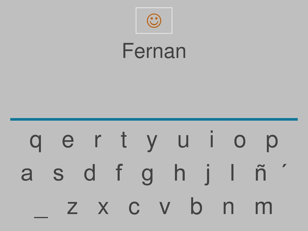  Fernan. q e r t y u i o p.