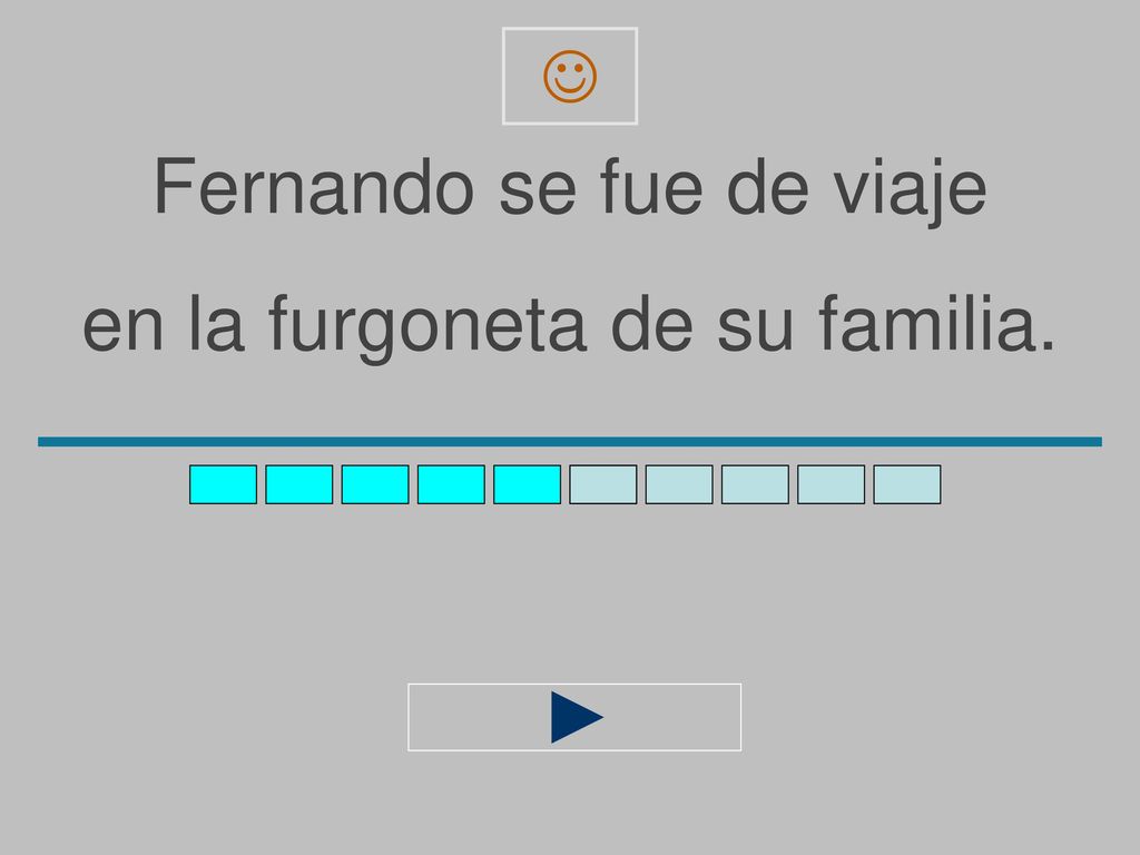 Fernando se fue de viaje en la furgoneta de su familia.