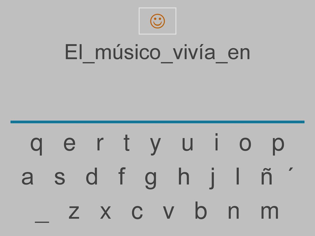 q e r t y u i o p a s d f g h j l ñ ´ _ z x c v b n m