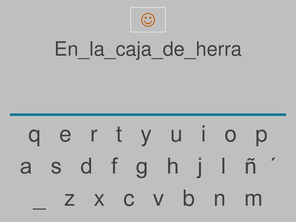 q e r t y u i o p a s d f g h j l ñ ´ _ z x c v b n m