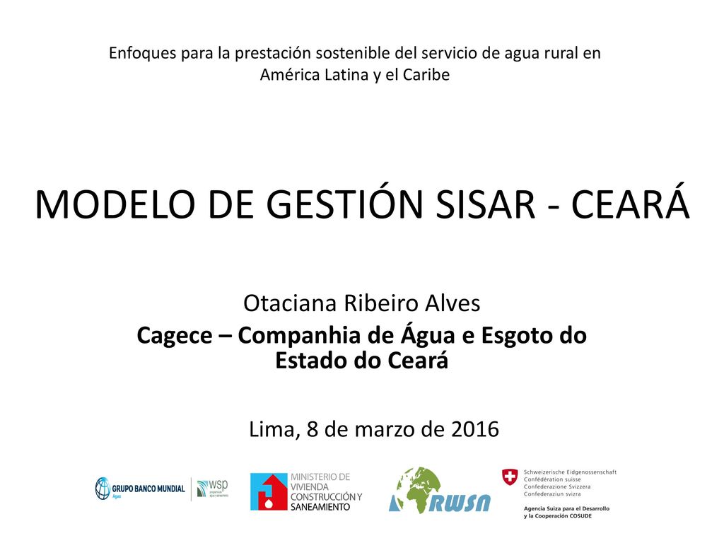 Cagece – Companhia de Água e Esgoto do Estado do Ceará