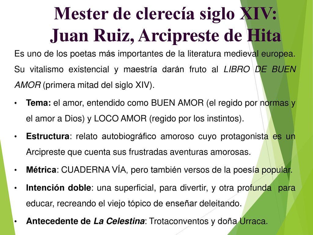 Mester de clerecía siglo XIV: Juan Ruiz, Arcipreste de Hita