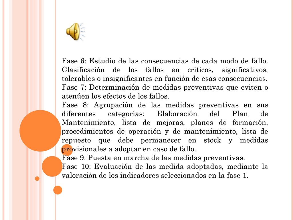 Fase 6: Estudio de las consecuencias de cada modo de fallo