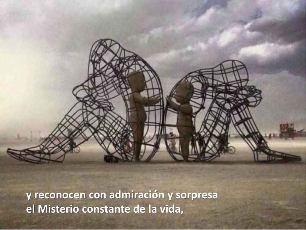y reconocen con admiración y sorpresa el Misterio constante de la vida,