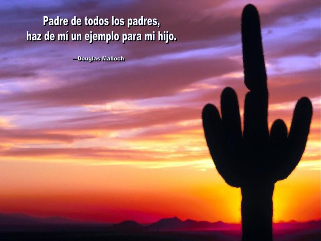 Padre de todos los padres, haz de mí un ejemplo para mi hijo.