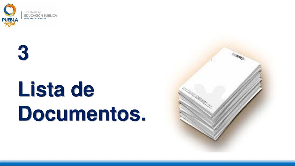 3 Lista de Documentos.