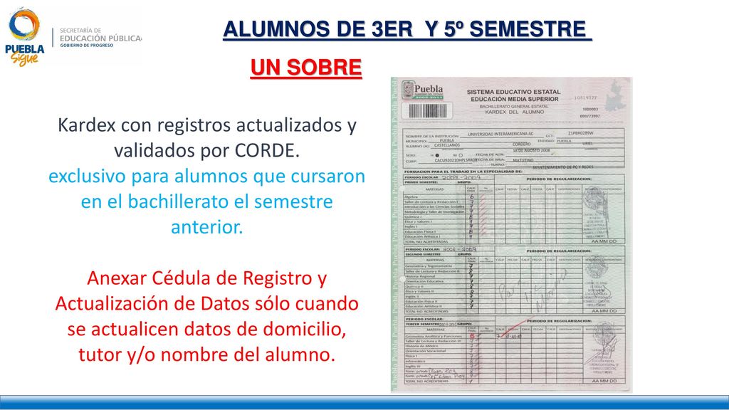 Kardex con registros actualizados y validados por CORDE.