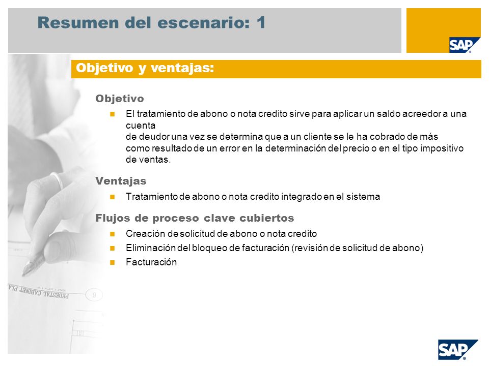 Resumen del escenario: 1