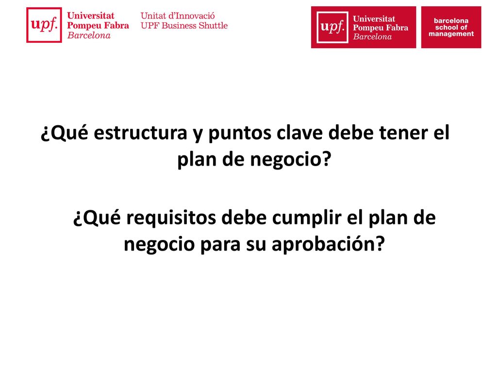 ¿Qué estructura y puntos clave debe tener el plan de negocio
