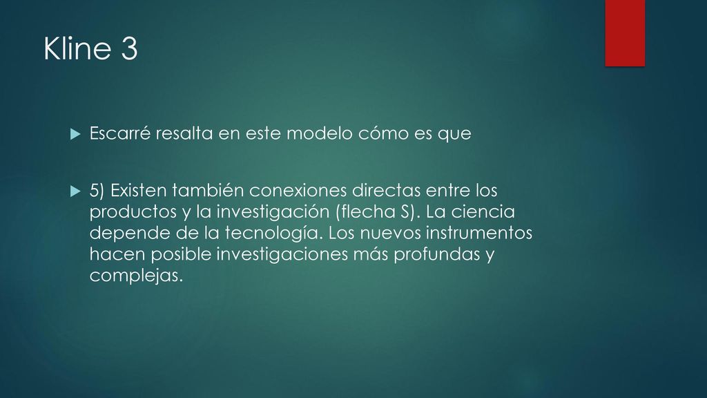Kline 3 Escarré resalta en este modelo cómo es que