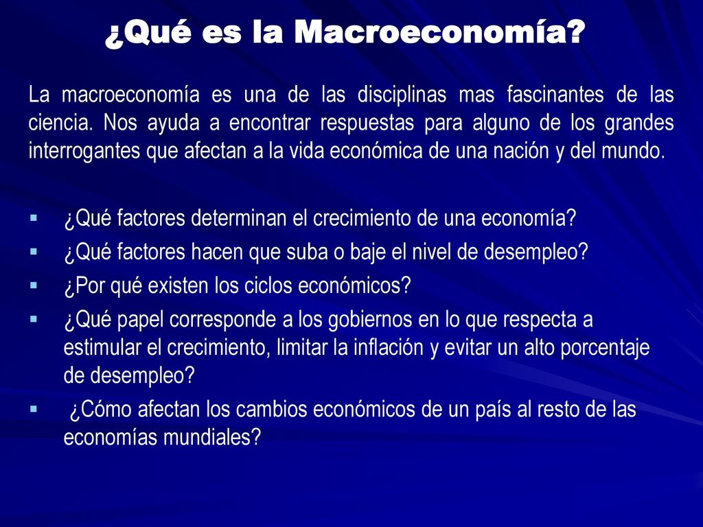 UNIDAD 3 EL PETRÓLEO Y SU IMPACTO EN LA MACROECONOMÍA - ppt descargar