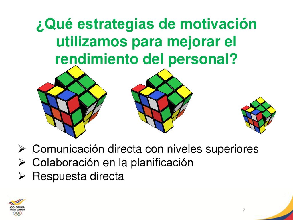 ¿Qué estrategias de motivación utilizamos para mejorar el rendimiento del personal