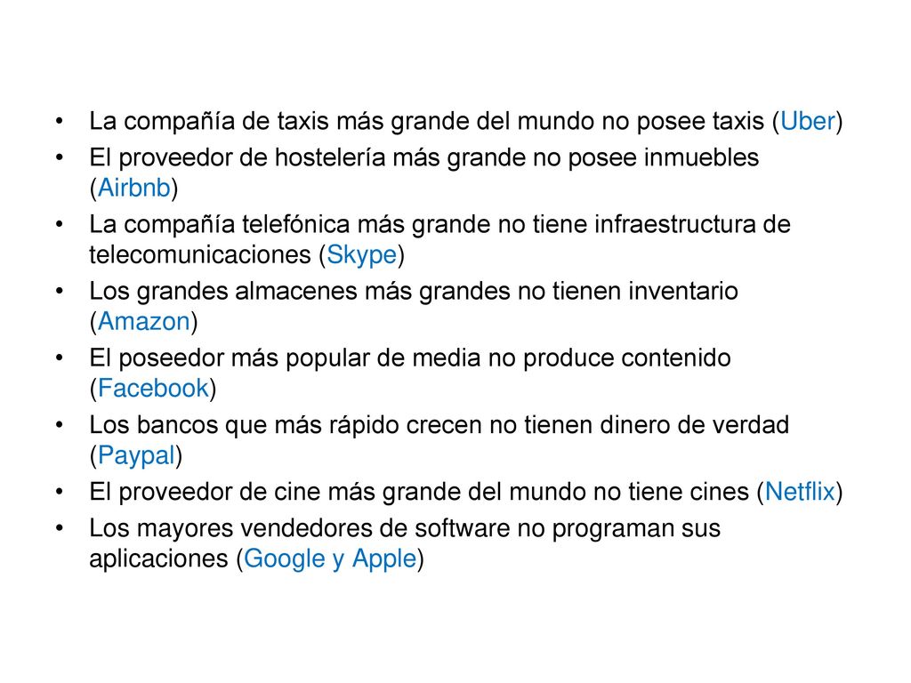 La compañía de taxis más grande del mundo no posee taxis (Uber)
