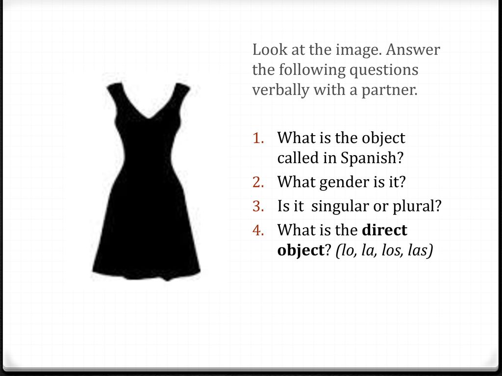 Look at the image. Answer the following questions verbally with a partner.