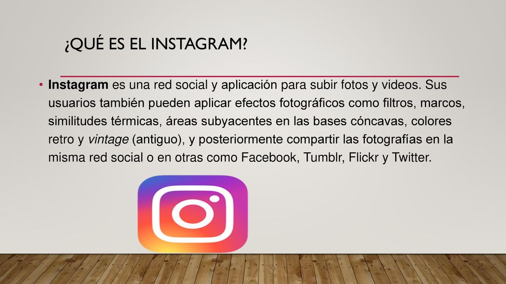 ¿Qué es el instagram