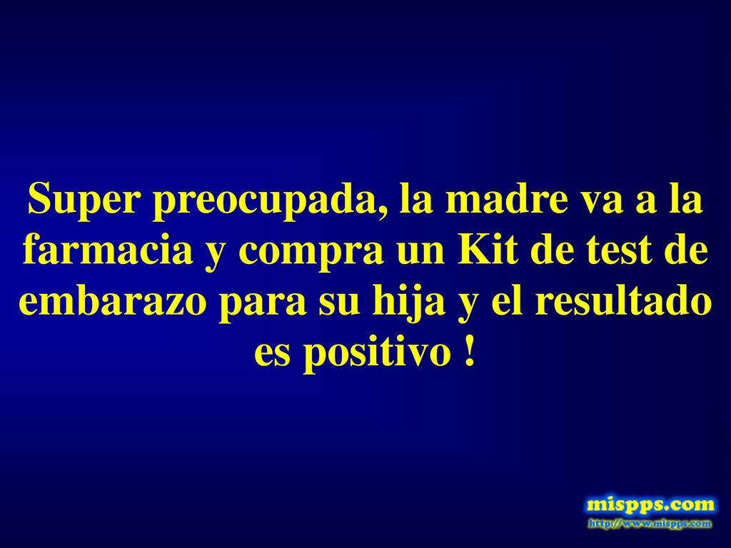 Super preocupada, la madre va a la farmacia y compra un Kit de test de embarazo para su hija y el resultado es positivo !