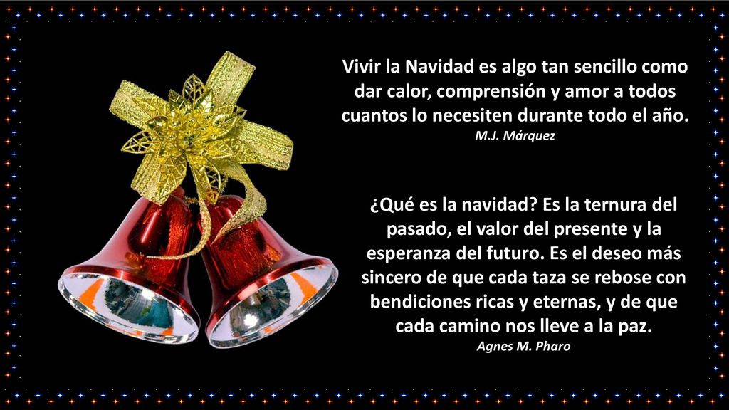 Vivir la Navidad es algo tan sencillo como dar calor, comprensión y amor a todos cuantos lo necesiten durante todo el año. M.J. Márquez