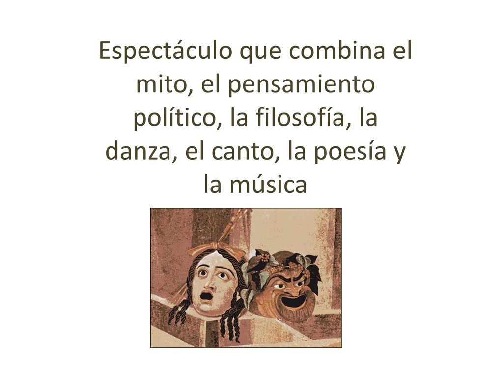 Espectáculo que combina el mito, el pensamiento político, la filosofía, la danza, el canto, la poesía y la música