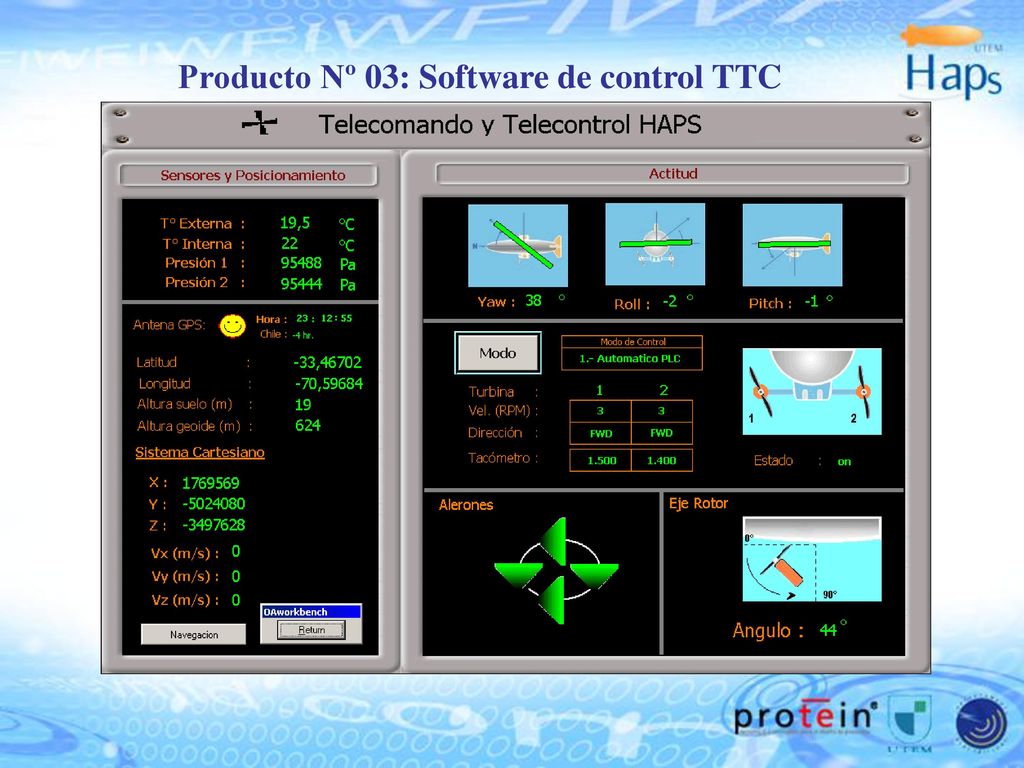 Producto Nº 03: Software de control TTC