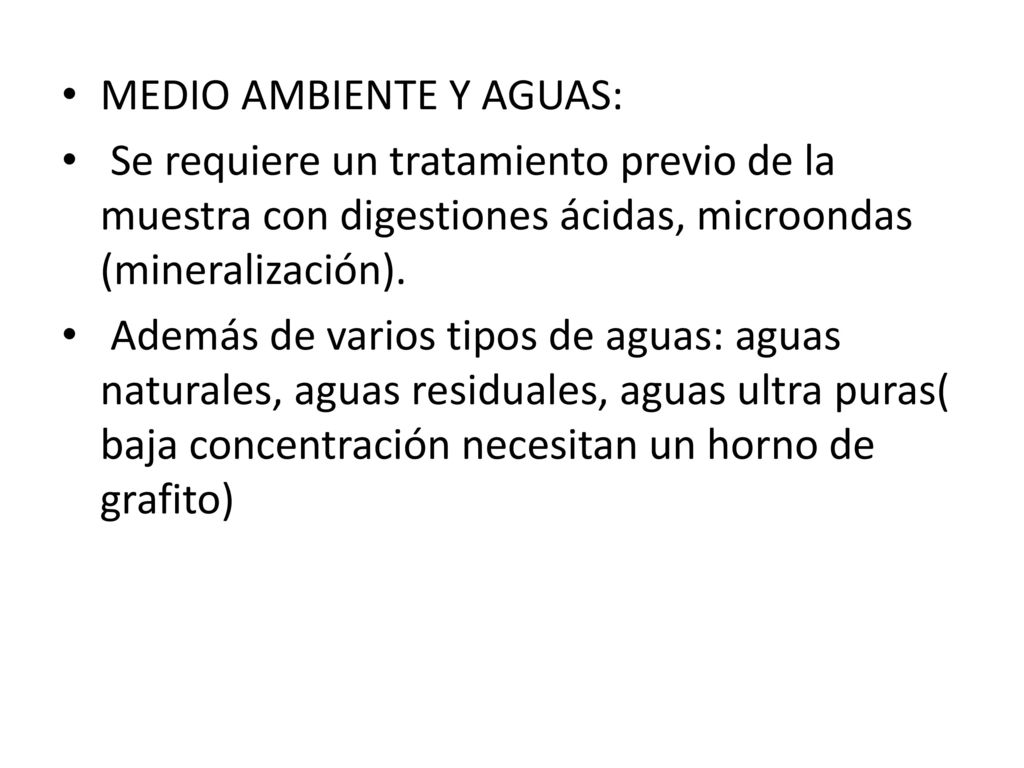 MEDIO AMBIENTE Y AGUAS: