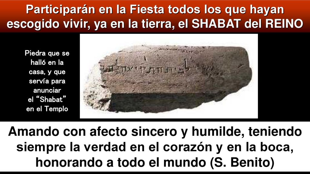 Piedra que se halló en la casa, y que servía para