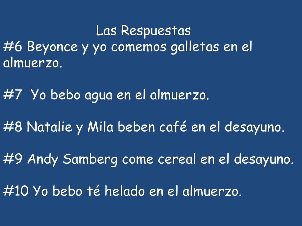 Las Respuestas #6 Beyonce y yo comemos galletas en el almuerzo
