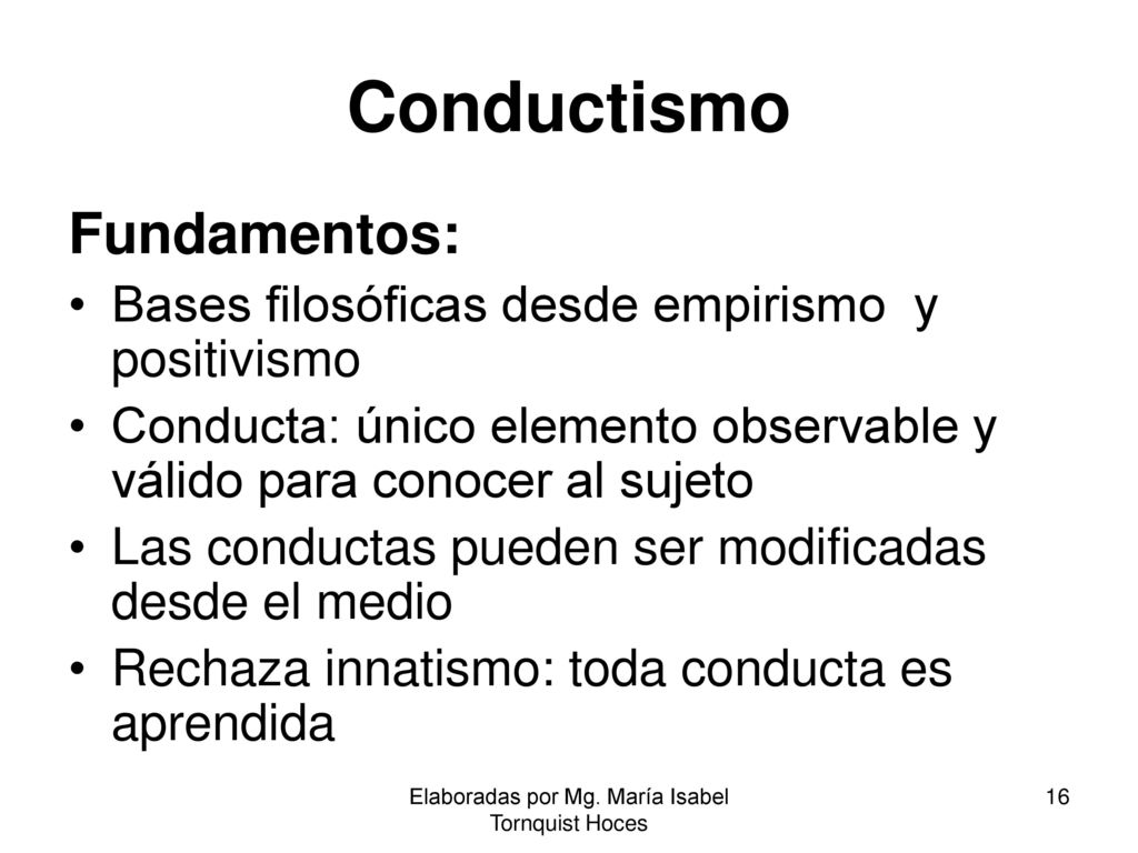 Elaboradas por Mg. María Isabel Tornquist Hoces