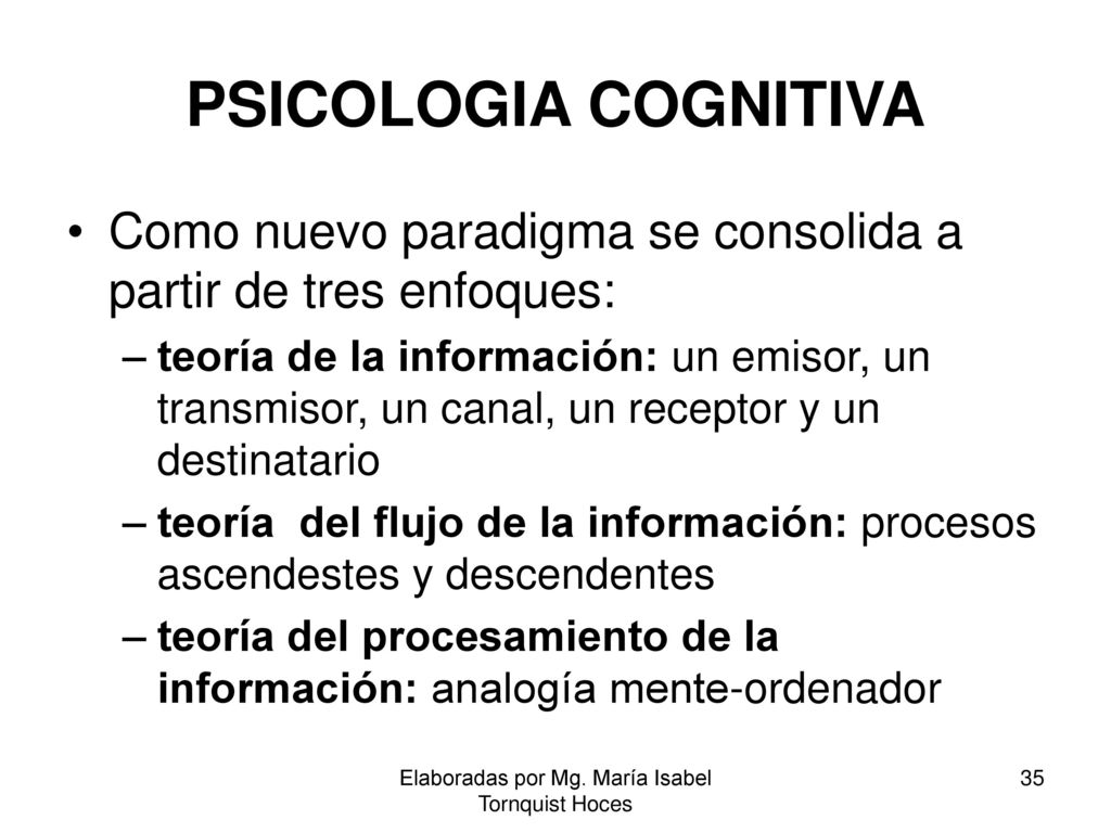 Elaboradas por Mg. María Isabel Tornquist Hoces