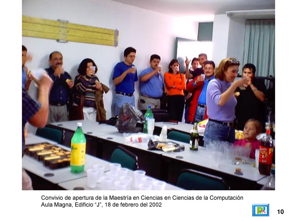 Convivio de apertura de la Maestría en Ciencias en Ciencias de la Computación
