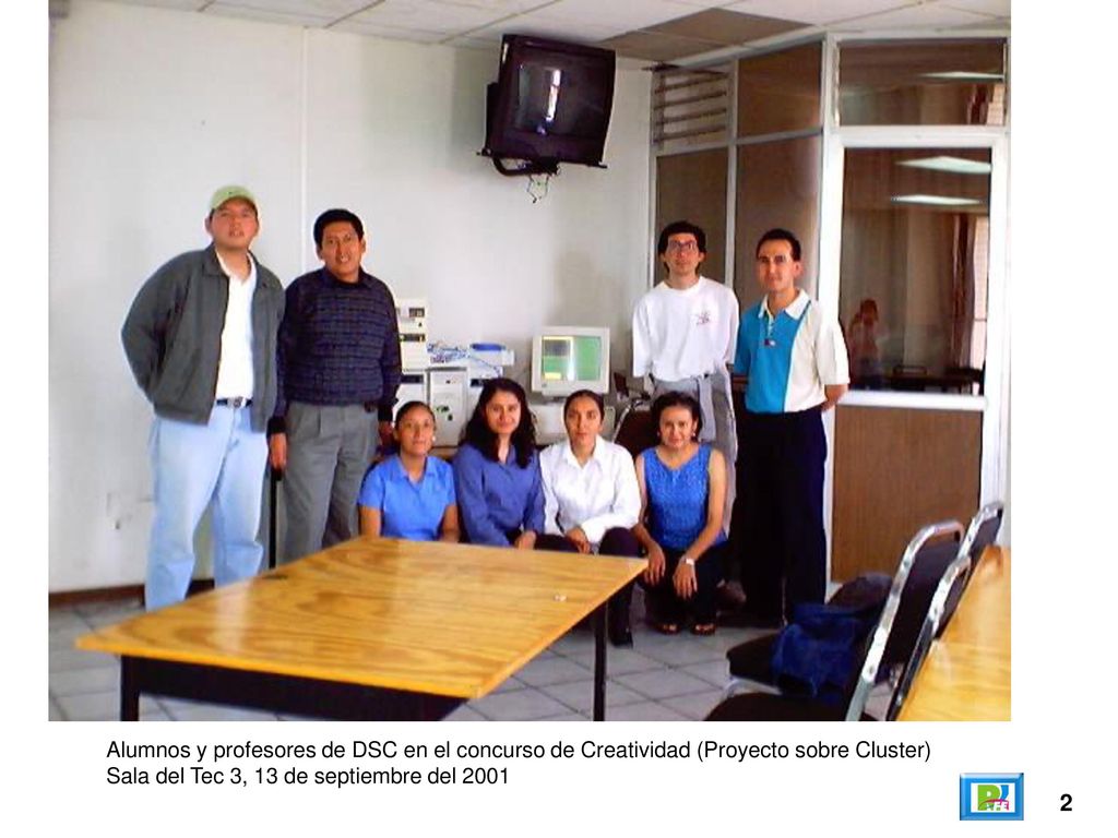 Alumnos y profesores de DSC en el concurso de Creatividad (Proyecto sobre Cluster)