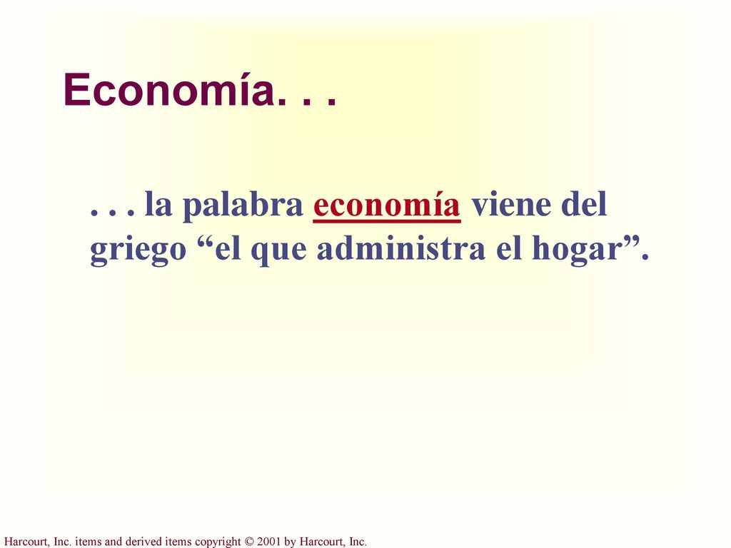Economía la palabra economía viene del griego el que administra el hogar .