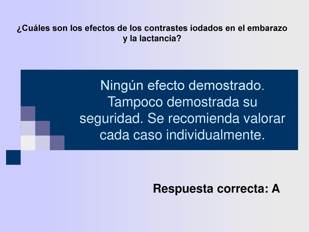 ¿Cuáles son los efectos de los contrastes iodados en el embarazo y la lactancia