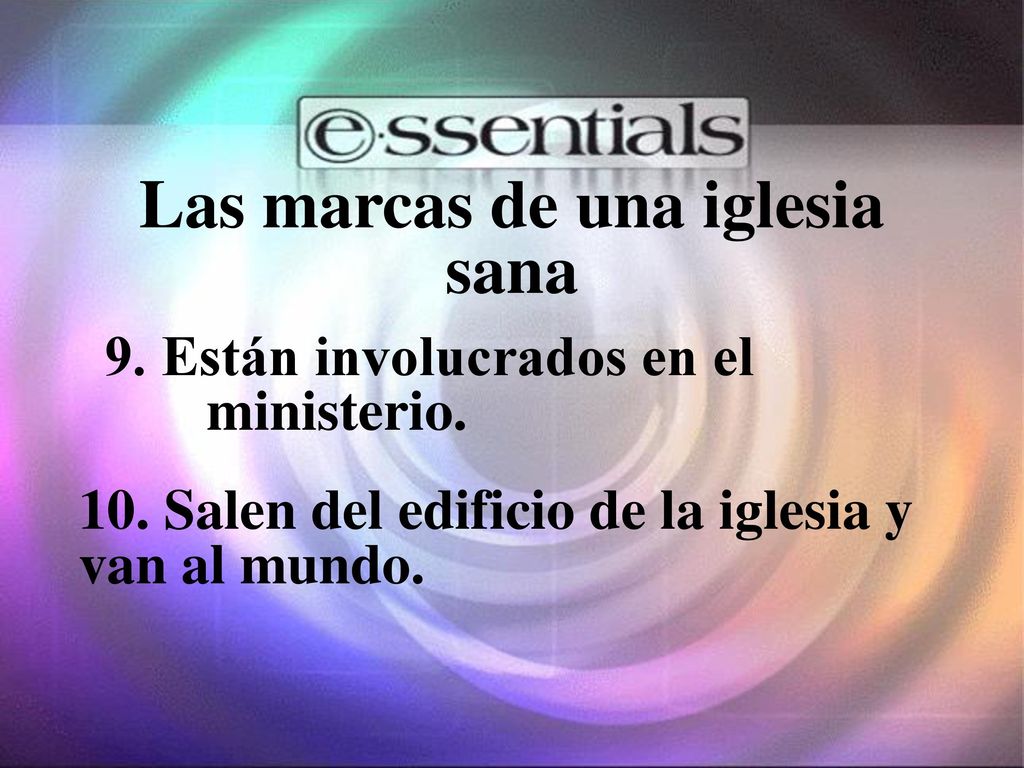 Las marcas de una iglesia sana