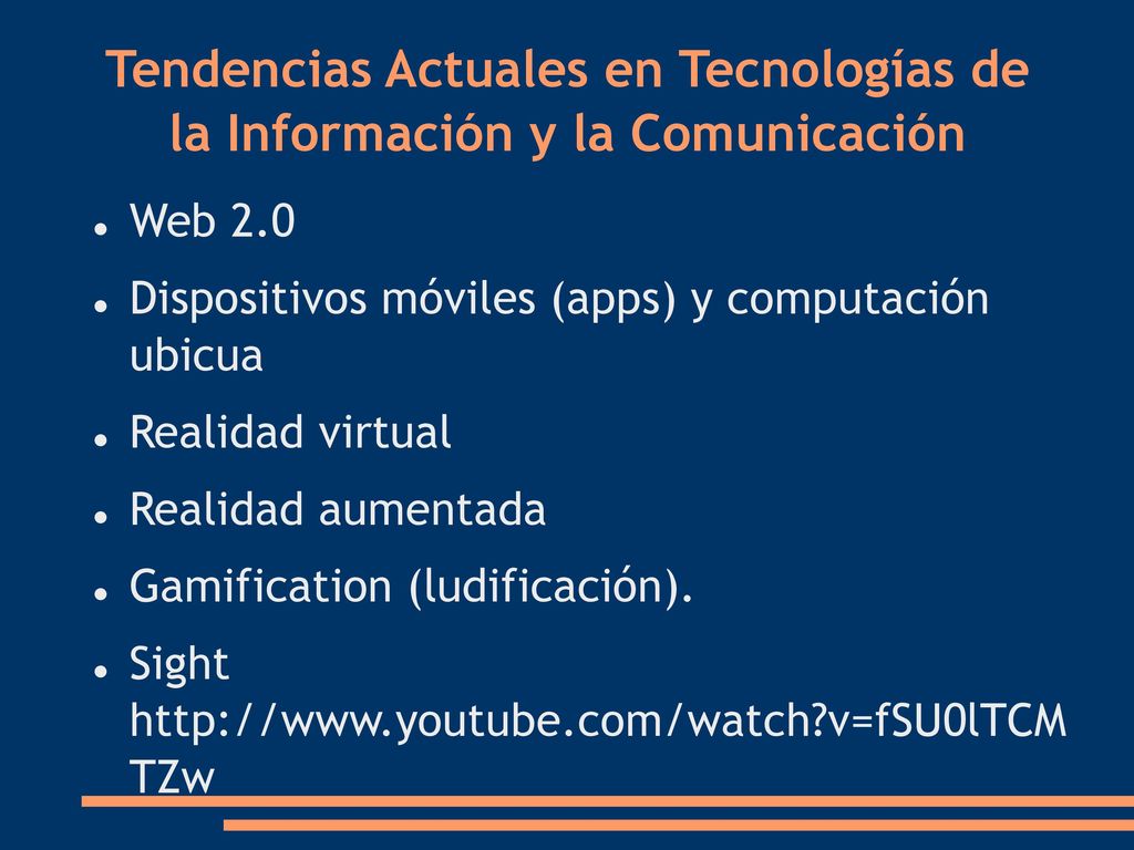 Tendencias Actuales en Tecnologías de la Información y la Comunicación