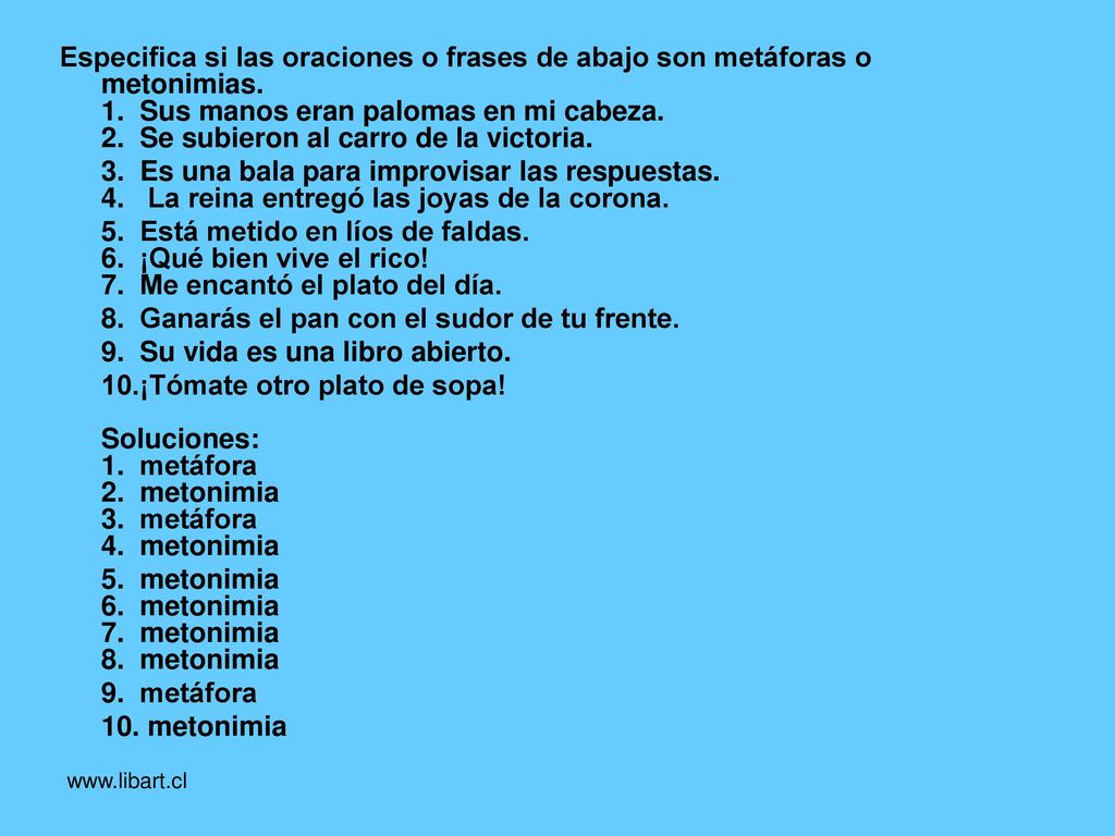 8. Ganarás el pan con el sudor de tu frente.